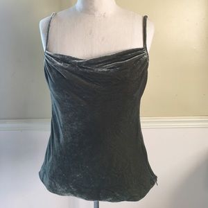 Emporio Armani olive green camisole